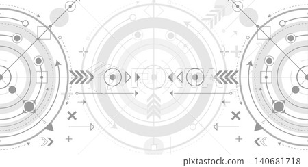 Technology background. Engineering industry. Technical project. Vector illustration . Technology background. Engineering industry. Technical project. Vector illustration . 140681718