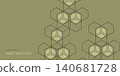 Technology background . Abstract background of hexagons. Futuristic digital hi-technology banner. Vector illustration. 140681728