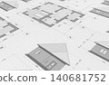 Architectural plan .House plan project .Engineering design .Industrial construction of houses . 140681752