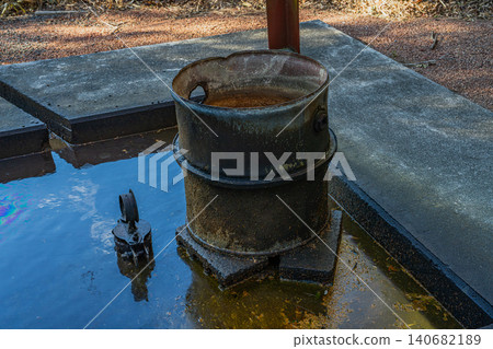 從靜岡縣牧之原市眺望相樂油田礦坑 從靜岡縣牧之原市眺望相樂油田礦坑 140682189