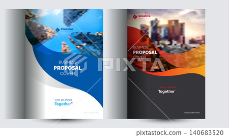 Corporate Business Proposal cover Design template Concepts adept for multipurpose Projects Corporate Business Proposal cover Design template Concepts adept for multipurpose Projects 140683520