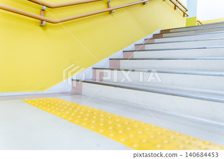 Universal design staircases in welfare facilities and public spaces Universal design staircases in welfare facilities and public spaces 140684453