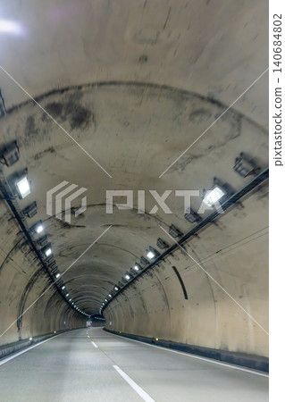 A dynamic landscape of a tunnel with a sense of speed. A dynamic landscape of a tunnel with a sense of speed. 140684802