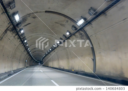 A dynamic landscape of a tunnel with a sense of speed. A dynamic landscape of a tunnel with a sense of speed. 140684803