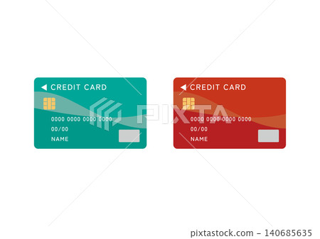 Credit card vector illustration Credit card vector illustration 140685635