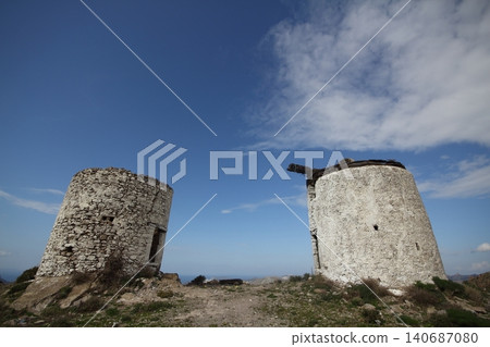 abandoned windmills in turkey abandoned windmills in turkey 140687080