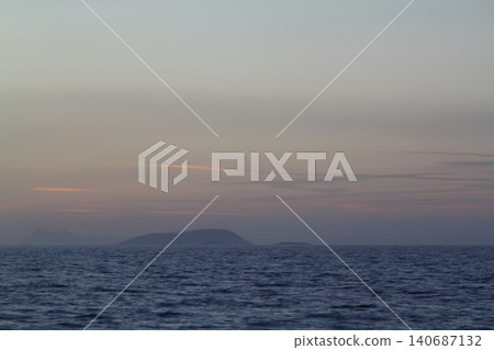 Seaside town of Turgutreis and spectacular sunsets Seaside town of Turgutreis and spectacular sunsets 140687132