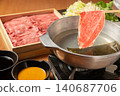 Japanese black beef shabu-shabu 140687706
