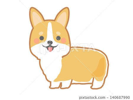 可愛的柯基犬 可愛的柯基犬 140687990