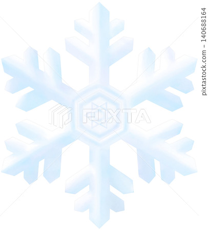 雪花 - 時尚水彩插畫 140688164