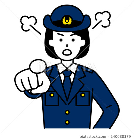 女警指著你生氣了 女警指著你生氣了 140688379