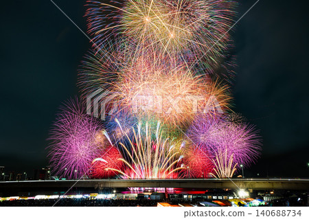 Naniwa Yodogawa fireworks display 140688734