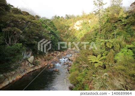 Landscape of the Karangahake Gorge in the Waikato region Landscape of the Karangahake Gorge in the Waikato region 140689964