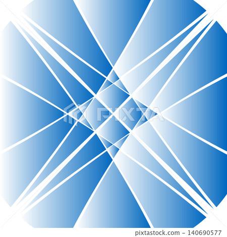 Sapphire blue gradient radial geometric vector design | Transparent background 140690577
