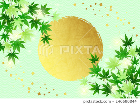 藍色楓葉,日式風格,背景,閃亮,可愛,波浪圖案,橫向,薄荷綠 藍色楓葉,日式風格,背景,閃亮,可愛,波浪圖案,橫向,薄荷綠 140690844