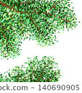 Branches of a tree with lush foliage 140690905