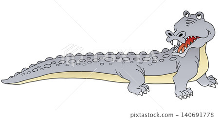 Hand-drawn animal illustration ☆ Crocodile Hand-drawn animal illustration ☆ Crocodile 140691778