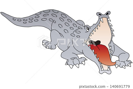 Hand-drawn animal illustration ☆ Crocodile Hand-drawn animal illustration ☆ Crocodile 140691779