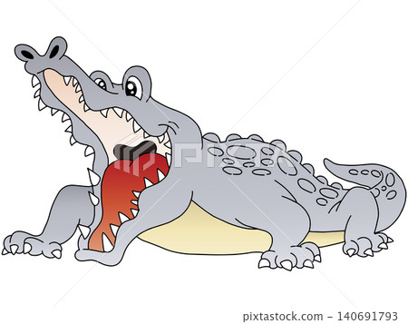 Hand-drawn animal illustration ☆ Crocodile Hand-drawn animal illustration ☆ Crocodile 140691793