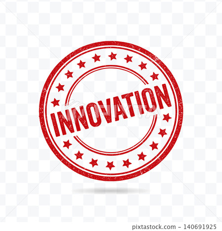 Innovation Badge Seal Creative Idea Business Vector Illustration Innovation Badge Seal Creative Idea Business Vector Illustration 140691925