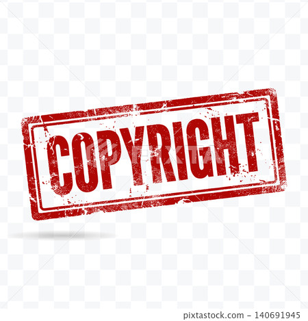 Copyright Protection Rubber Stamp Intellectual Property Illustration Copyright Protection Rubber Stamp Intellectual Property Illustration 140691945