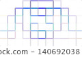 Minimal geometric abstract background featuring transparent square grid for modern layouts. 140692038