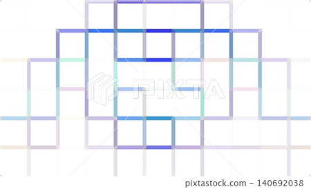 Minimal geometric abstract background featuring transparent square grid for modern layouts. 140692038