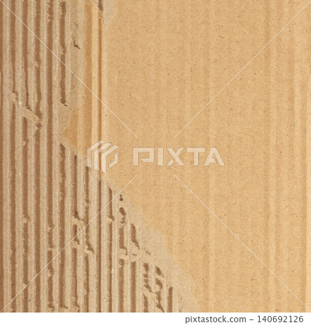 Brown cardboard sheet abstract background, texture of recycle paper box in old vintage pattern with ripped edges. Brown cardboard sheet abstract background, texture of recycle paper box in old vintage pattern with ripped edges. 140692126
