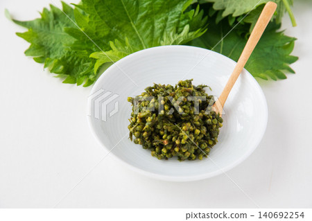 Pickled perilla seeds in soy sauce Pickled perilla seeds in soy sauce 140692254