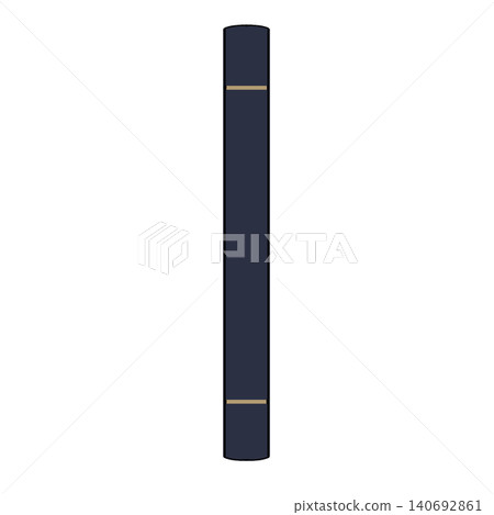簡約線條書脊(細)海軍藍 簡約線條書脊(細)海軍藍 140692861