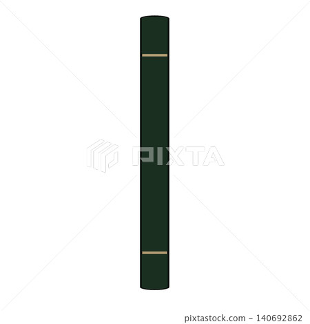 Simple Line Spine (Thin) Dark Green Simple Line Spine (Thin) Dark Green 140692862