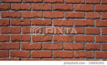 Red brick wall (side view) Red brick wall (side view) 140692941