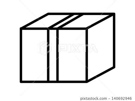 紙箱圖標,簡潔,包裝,包裹,配送,向量圖 紙箱圖標,簡潔,包裝,包裹,配送,向量圖 140692946