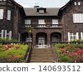 Azaleas blooming in the Western-style building at the former Furukawa Garden 140693512