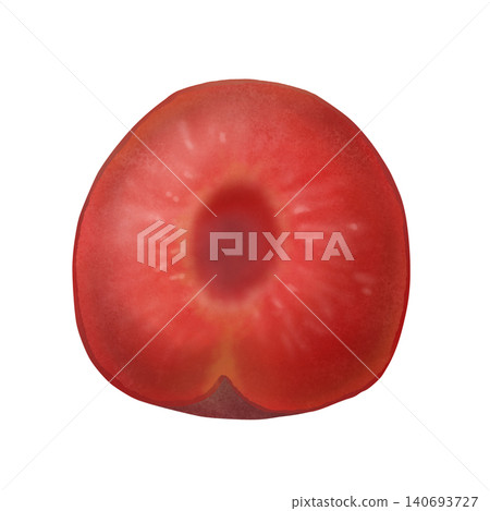 Half a ripe plum (Soldam) Half a ripe plum (Soldam) 140693727