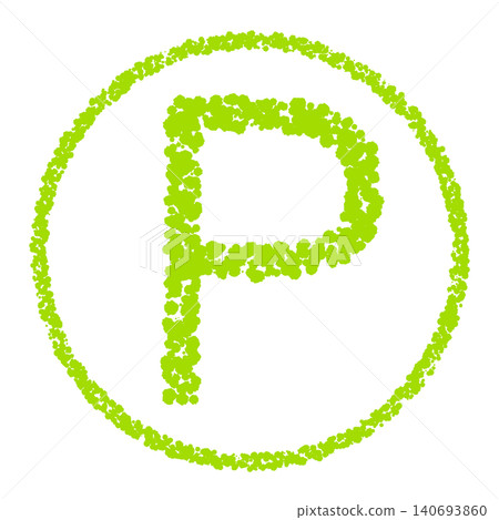 Crayon-style hand-drawn stamp-style icons - Points 140693860