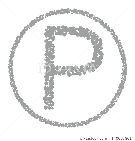 Crayon-style hand-drawn stamp-style icons - Points 140693861