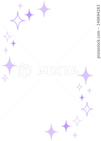 Two types of beautiful, light purple, diamond-shaped, sparkling frames. 140694263