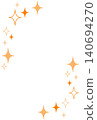 Two types of beautiful orange, sparkly diamond-shaped frames 140694270