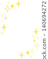 Two types of beautiful yellow diamond-shaped sparkling frames 140694272