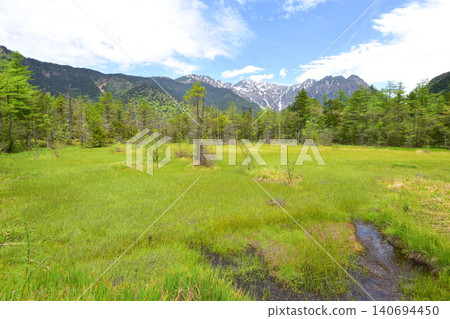 A landscape near Tashiro Marsh in Kamikochi, Matsumoto City, Nagano Prefecture (2023) A landscape near Tashiro Marsh in Kamikochi, Matsumoto City, Nagano Prefecture (2023) 140694450