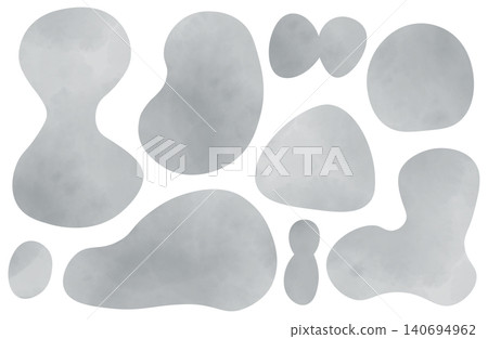 Abstract paper piece material set with watercolor texture (PNG with transparent background) Abstract paper piece material set with watercolor texture (PNG with transparent background) 140694962