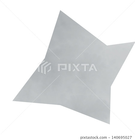 Abstract paper piece material set with watercolor texture (PNG with transparent background) 140695027
