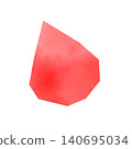 Abstract paper piece material set with watercolor texture (PNG with transparent background) 140695034
