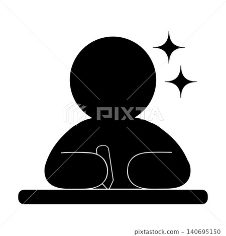 快樂學習的人的剪影 快樂學習的人的剪影 140695150