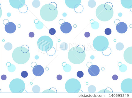 Circle, dot pattern, blue Circle, dot pattern, blue 140695249
