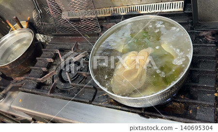Clear Japanese broth dashi Clear Japanese broth dashi 140695304