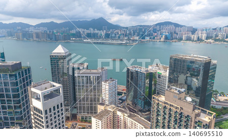 June 20 2026 hk. Quarry Bay Skyline Over Victoria Harbour View June 20 2026 hk. Quarry Bay Skyline Over Victoria Harbour View 140695510