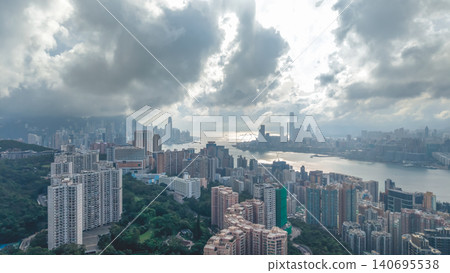 June 20 2026 North Point Skyline Over Victoria Harbour Hong Kong June 20 2026 North Point Skyline Over Victoria Harbour Hong Kong 140695538