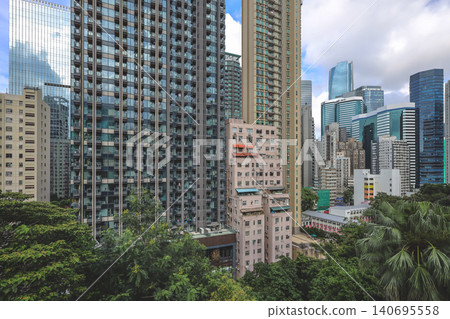 June 20 2026 HK North Point Urban Skyline With Lush Foreground June 20 2026 HK North Point Urban Skyline With Lush Foreground 140695558